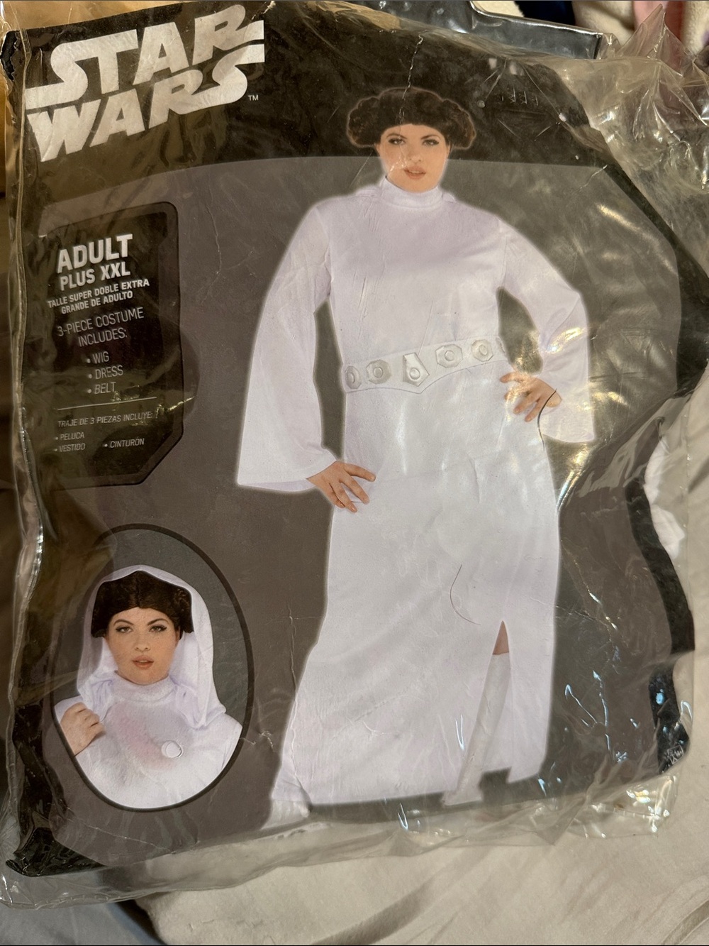 Star Wars Princess Leia Costume Dress in White